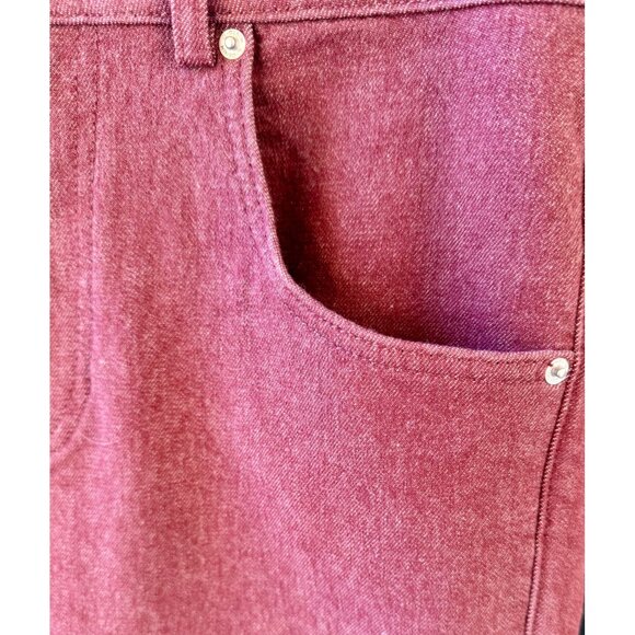 Baykan Denim Mauve Design Sample Jeans Cropped Fit - Picture 14 of 16